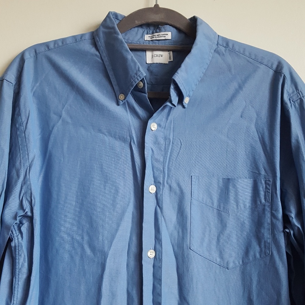 J. Crew 80's 2 ply 100% Cotton Long Sleeve Shirt